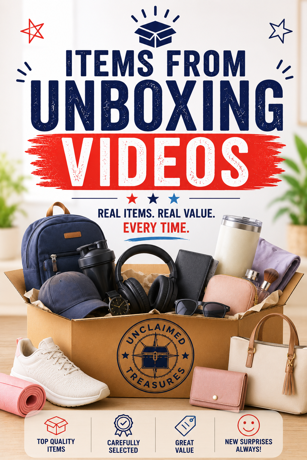 Items from unboxing videos