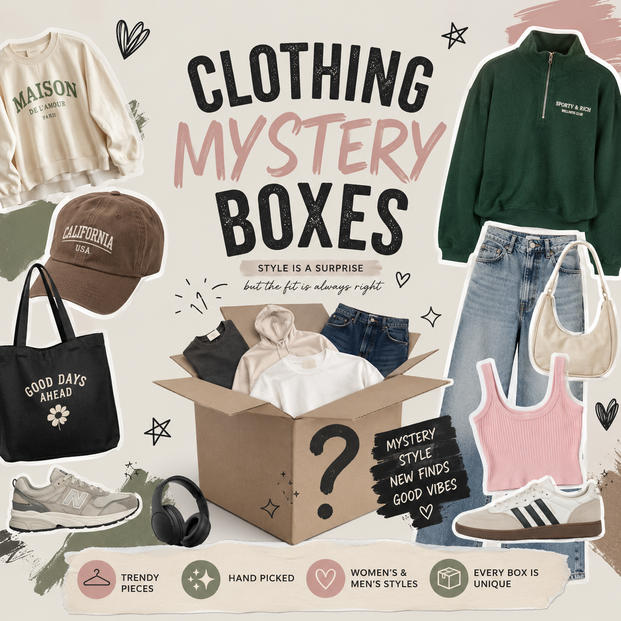 Clothing And Accessories Mystery Box