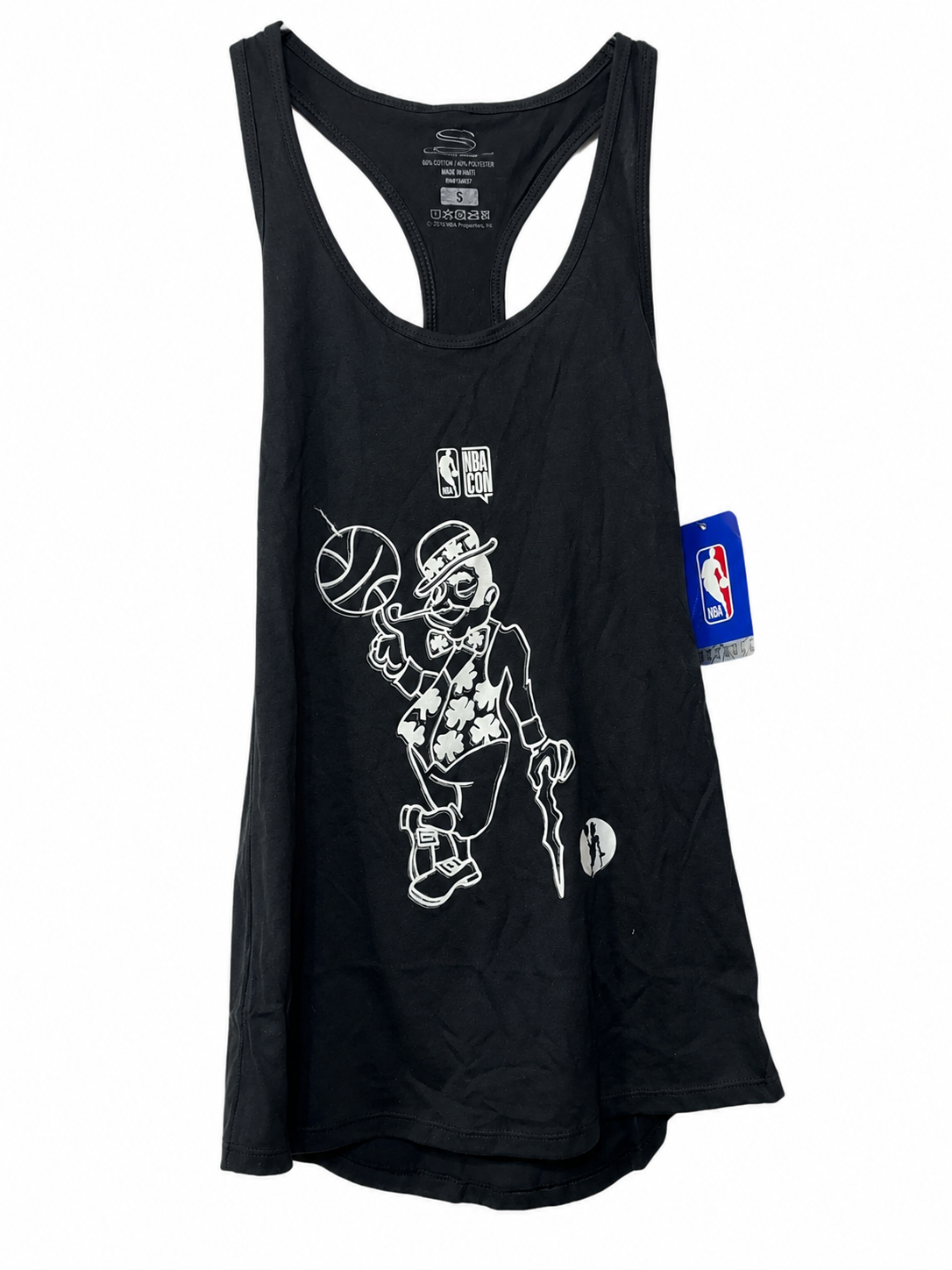 NBA x Stadium Essentials Boston Celtics Leprechaun Racerback Tank Top | Women’s Small | NWT