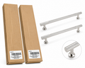 2-Pack 10” Polished Nickel Cabinet Pulls – Heavy Duty Drawer & Cabinet Handles