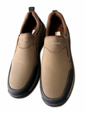 Tank Tread Slip-On Work Shoes – Brown | Men’s 11.5