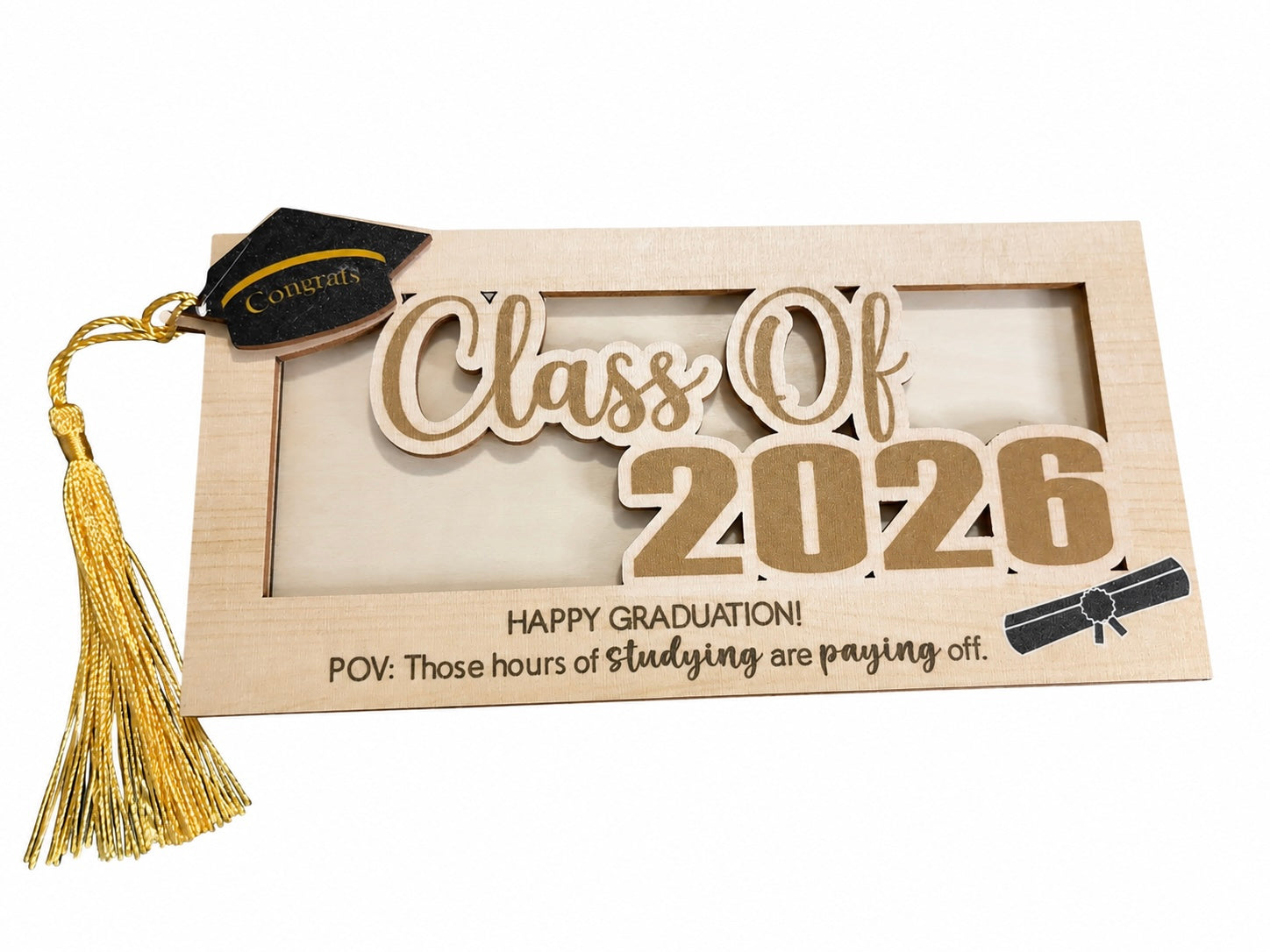 Class of 2026 Graduation Money Holder Gift