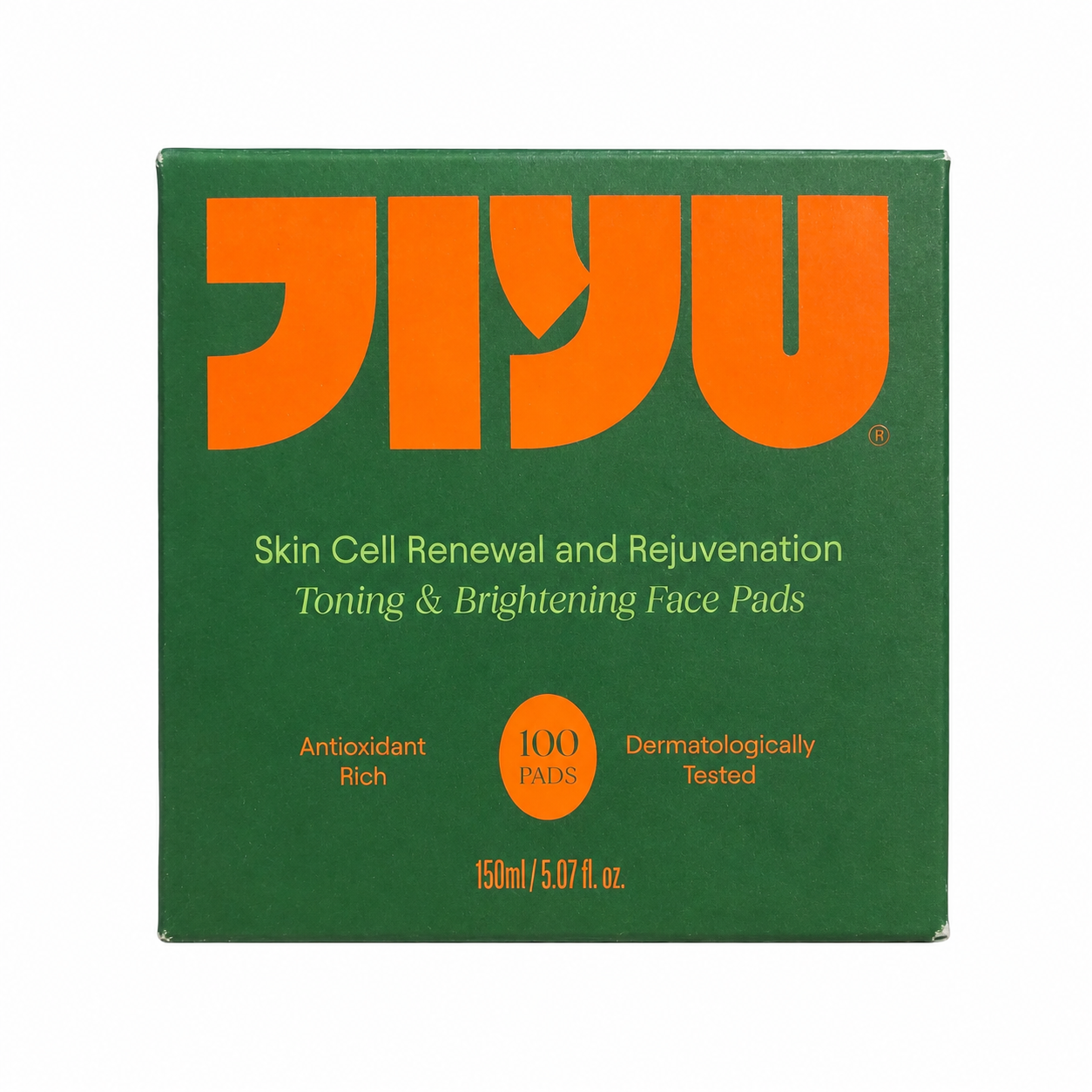 DIYU Skin Cell Renewal & Rejuvenation Toning & Brightening Face Pads – 100 Pads | New