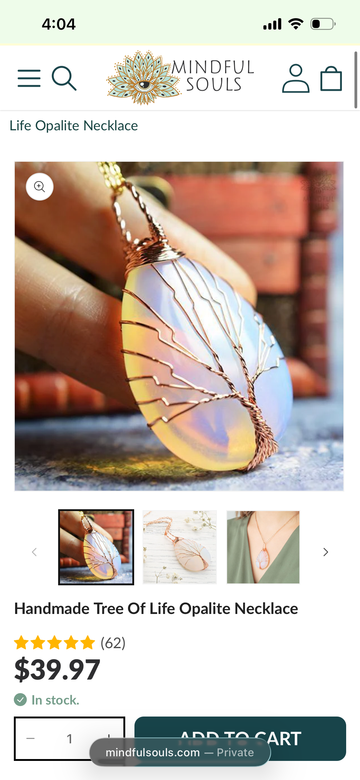 Crystal Necklace Set – 3 Piece Collection