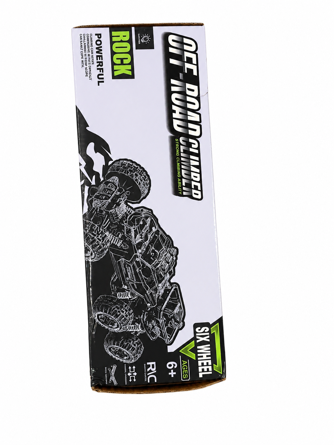 Gold 6-Wheel RC Rock Crawler Truck – New (Box Has Minor Damage)
