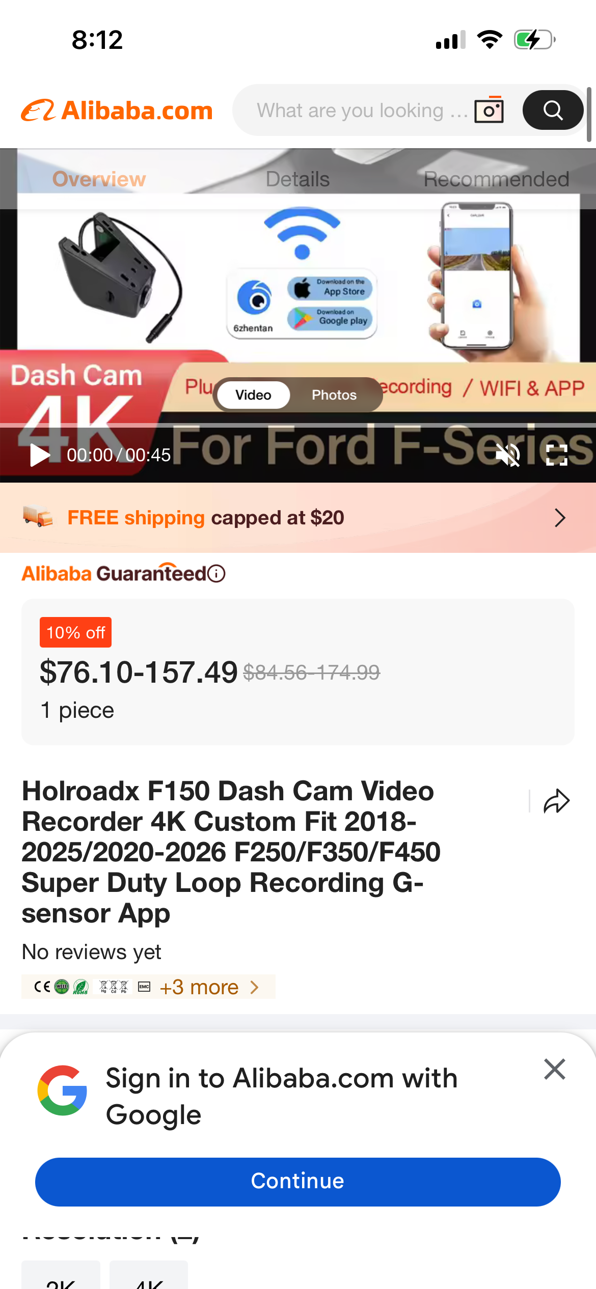 4K WiFi Dash Camera System