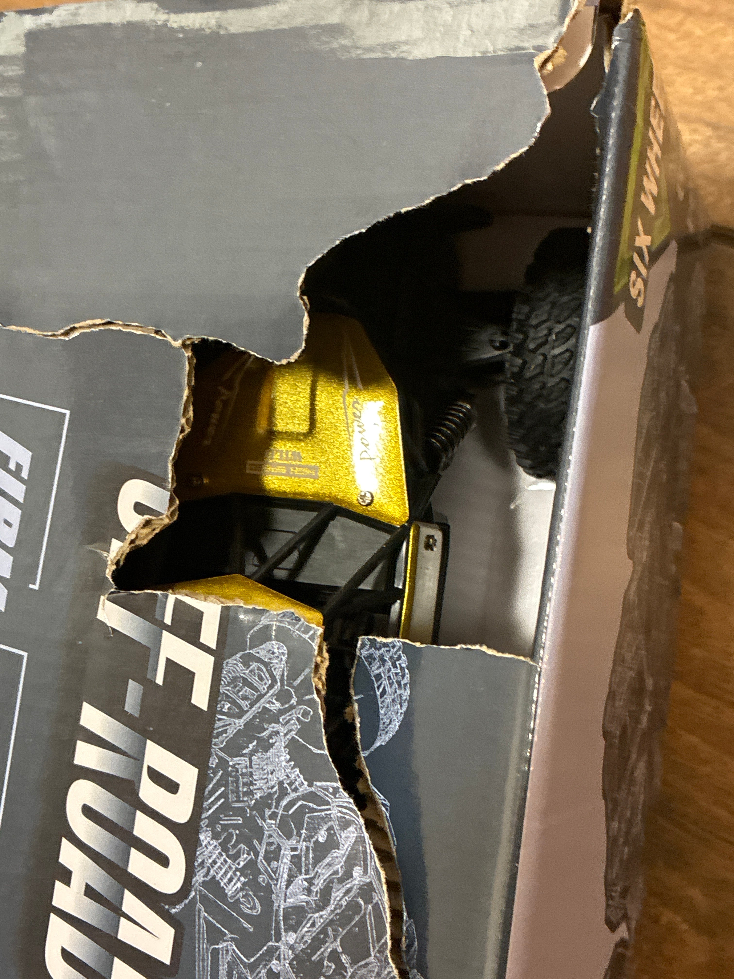 Gold 6-Wheel RC Rock Crawler Truck – New (Box Has Minor Damage)