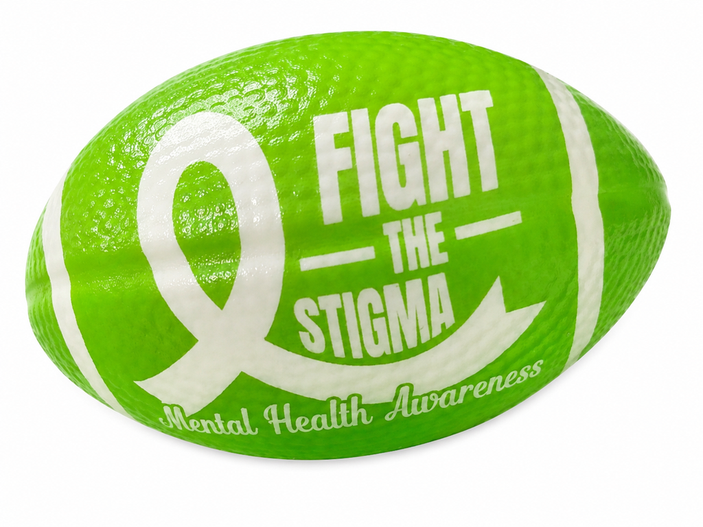 Mental Health Awareness Mini Football Stress Ball