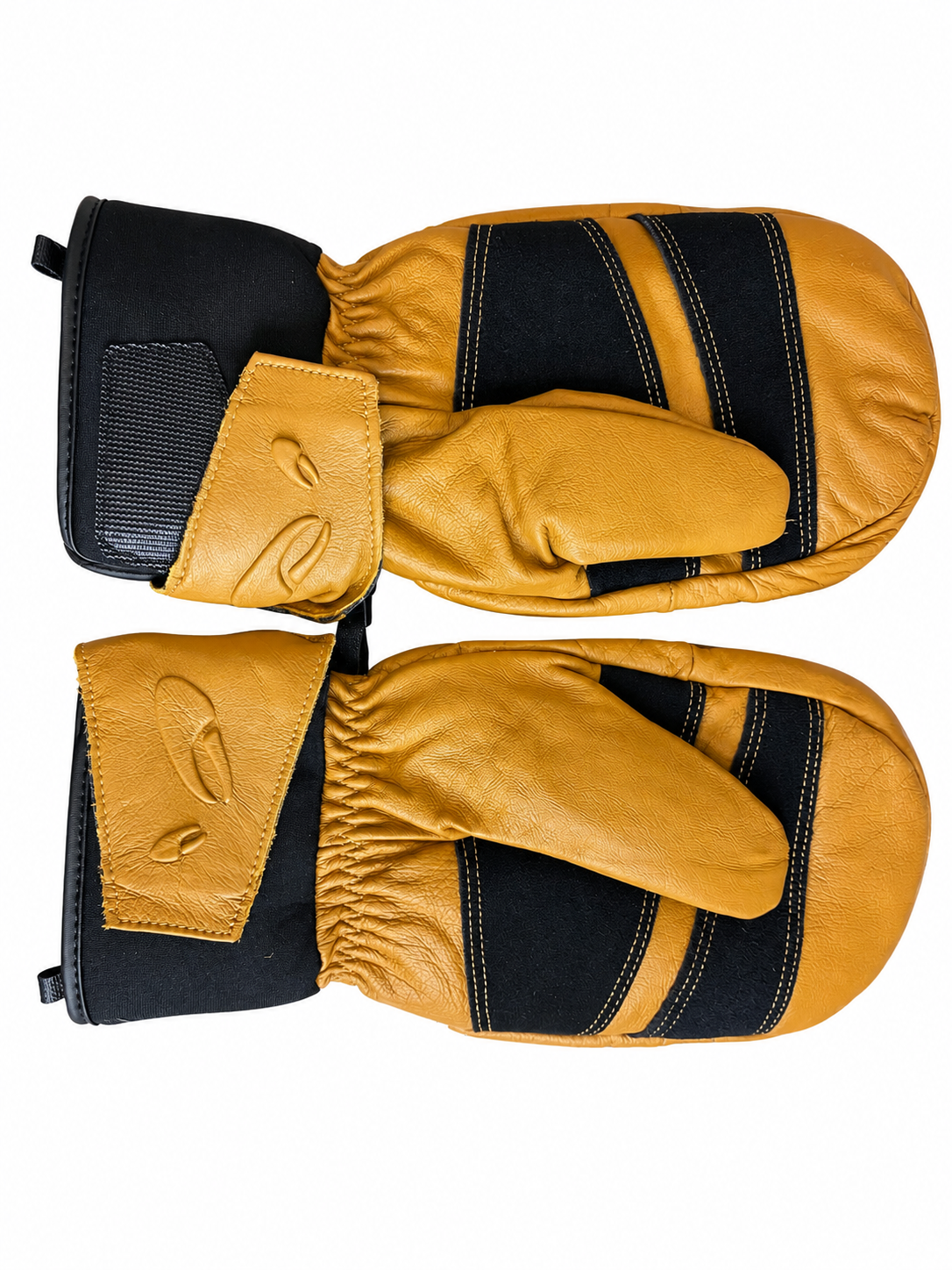 Fiddler Crabs Insulated Leather Mittens – XL