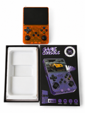R36S Retro Handheld Game Console – Transparent Orange | Open Box 128g