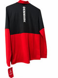 Denmark FIFA World Cup Qatar 2022 Quarter-Zip Pullover | Red & Black | NWT | small