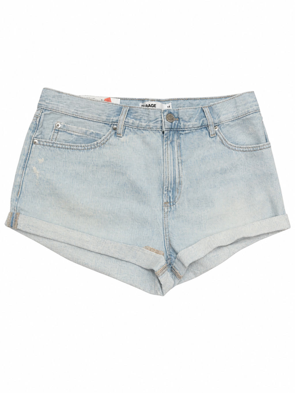 Garage Light-Wash Denim Shorts – Size XL