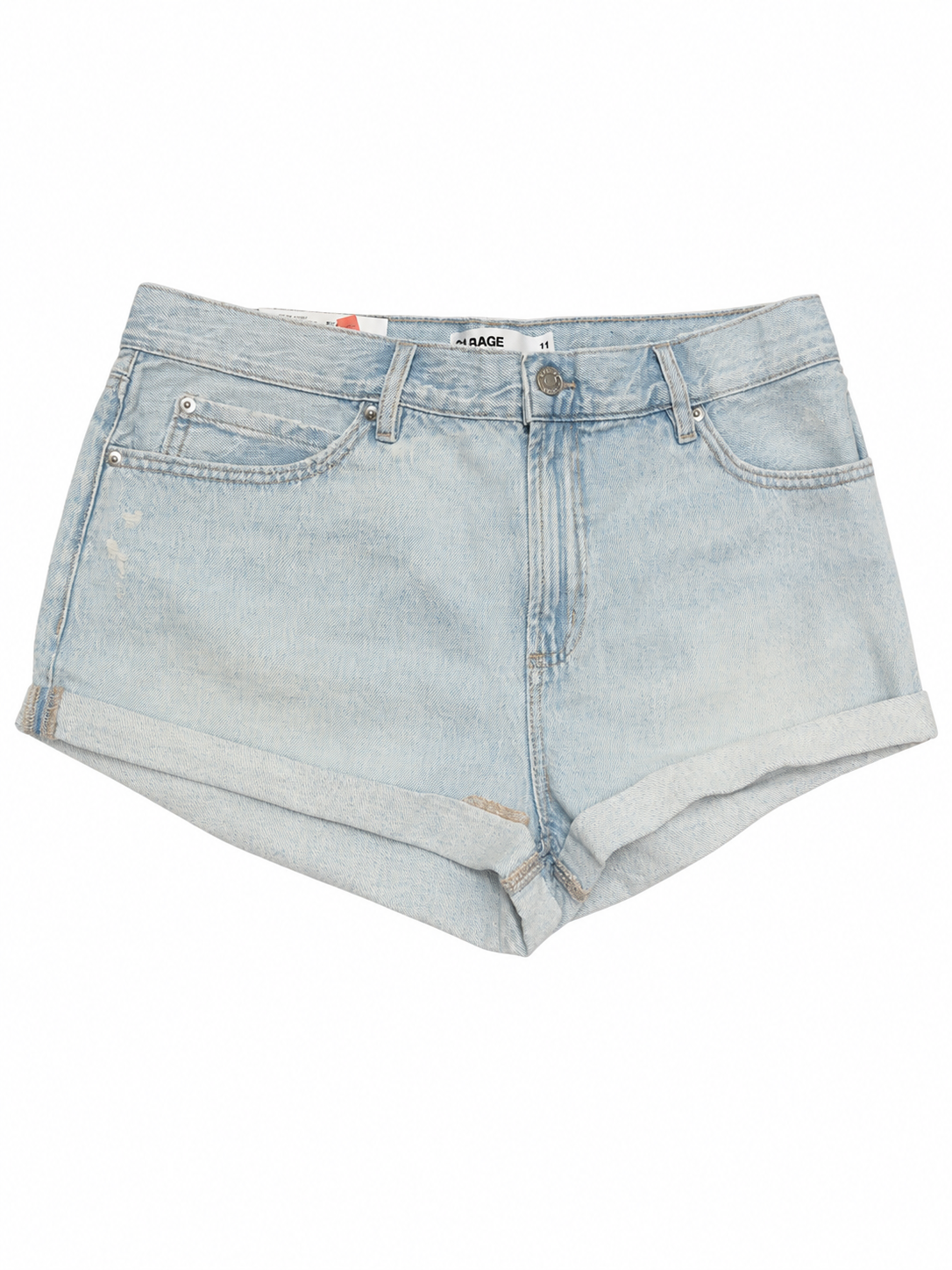 Garage Light-Wash Denim Shorts – Size XL