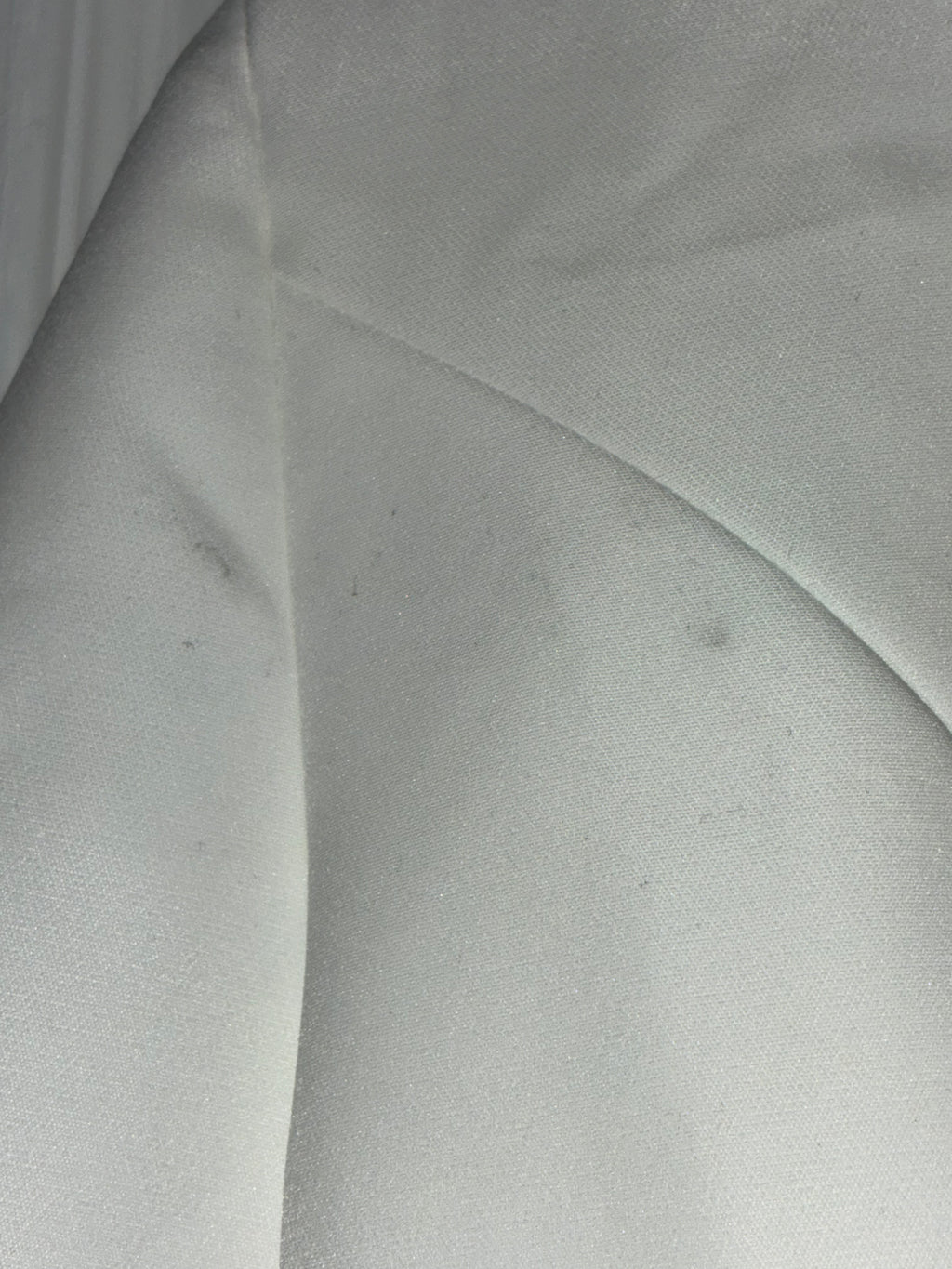 Mooyius Pearl Button Lace-Trimmed Blazer – White – Size Large
