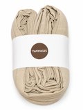 TWOPAGES Linen Textured Pinch Pleat Curtain – 36”W x 96”L burlywood