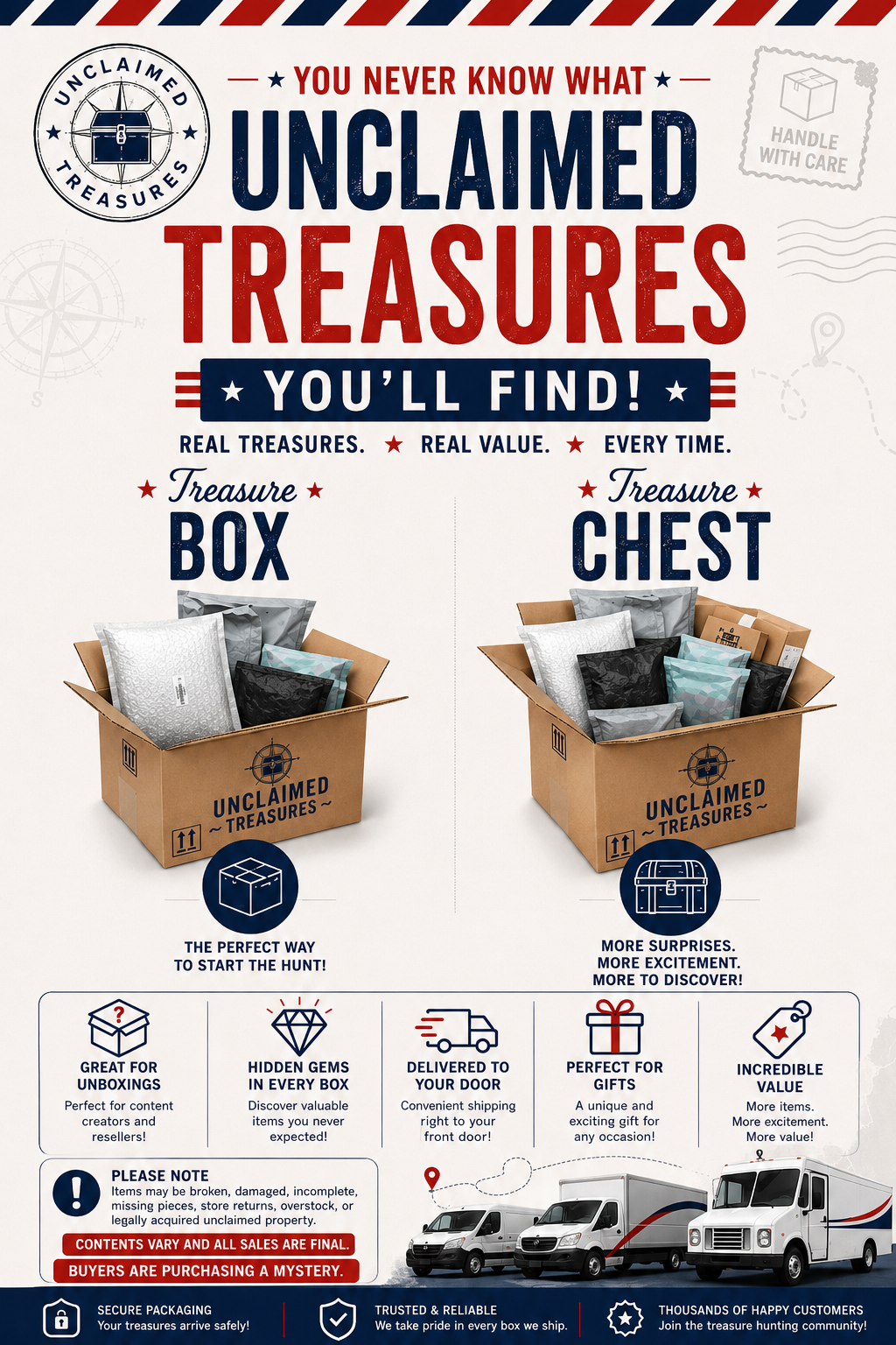 Unclaimed Treasures Mystery Bundle PRE ORDER