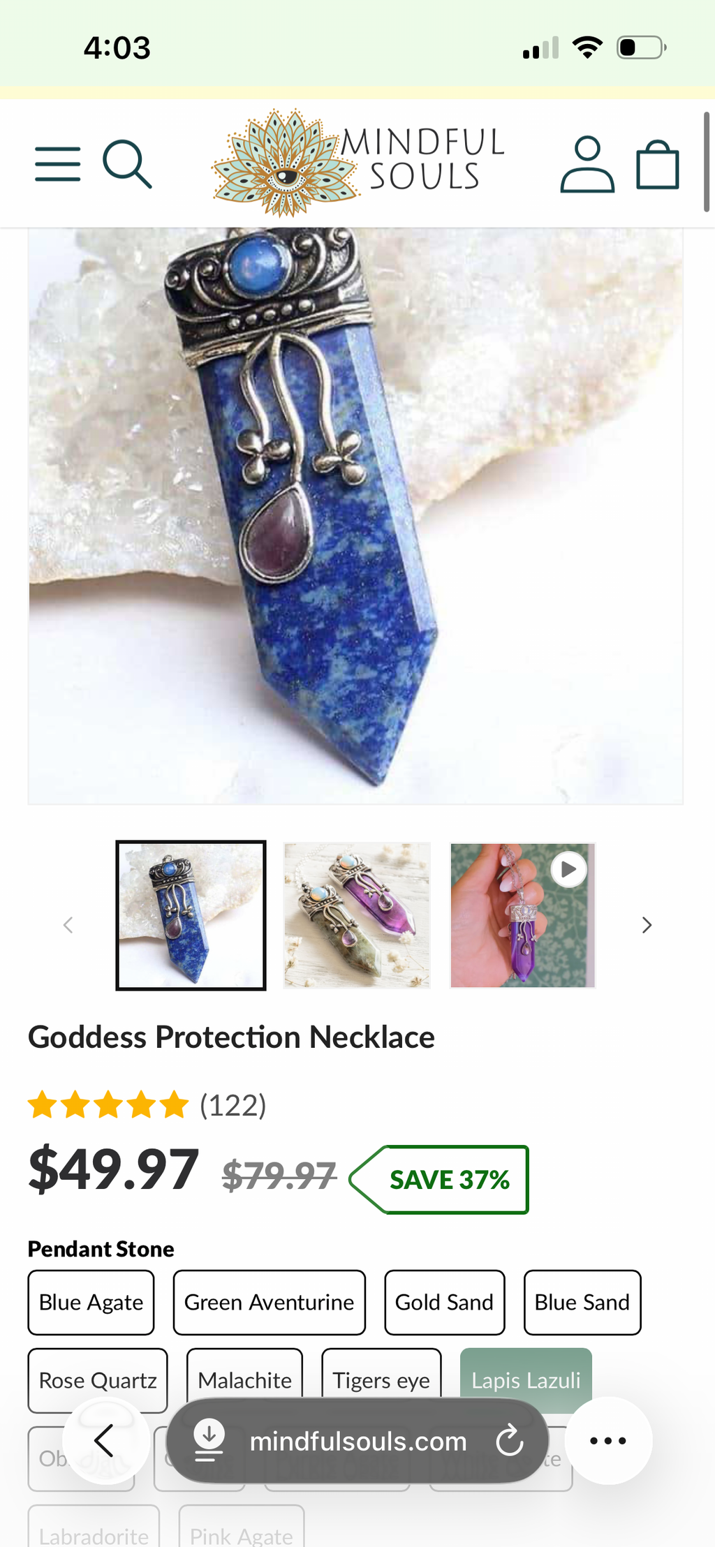 Crystal Necklace Set – 3 Piece Collection