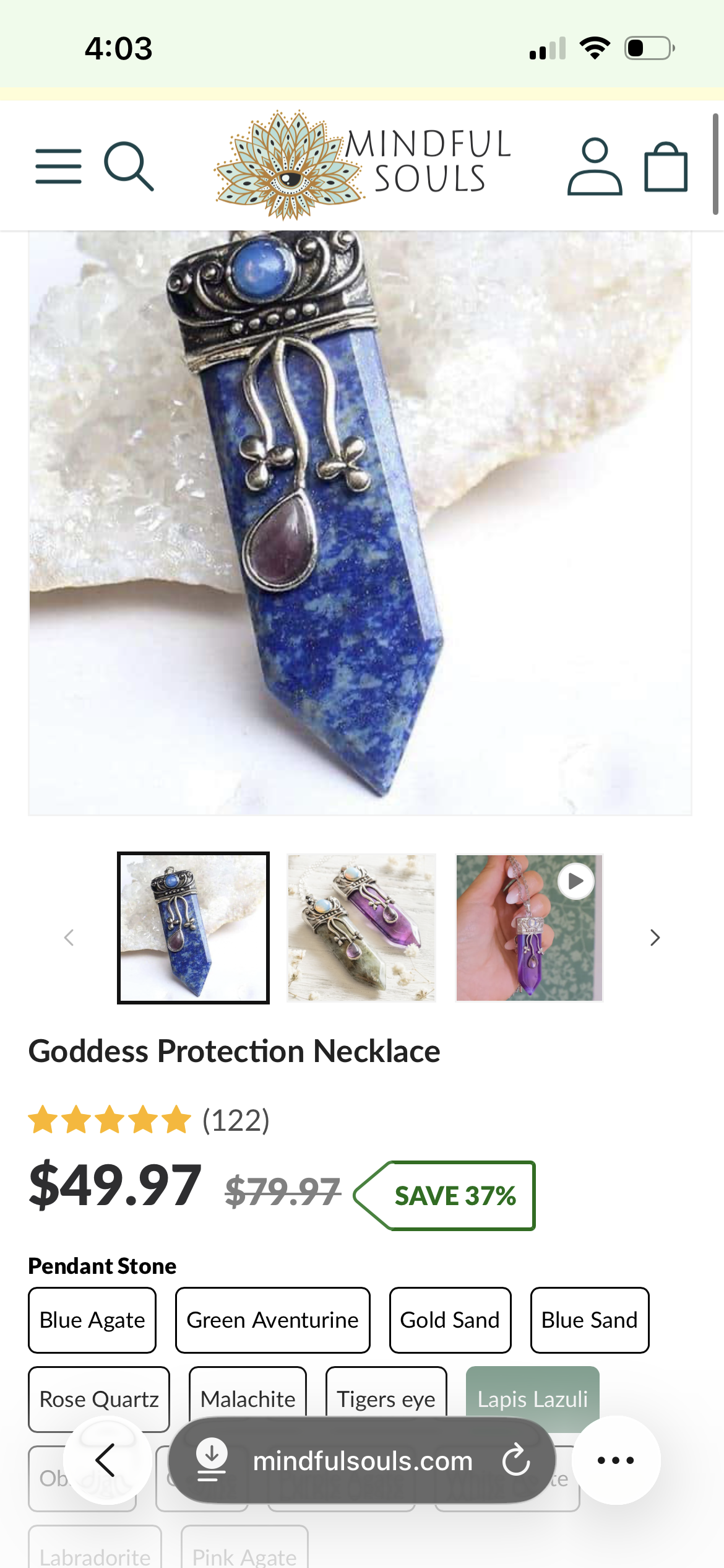 Crystal Necklace Set – 3 Piece Collection