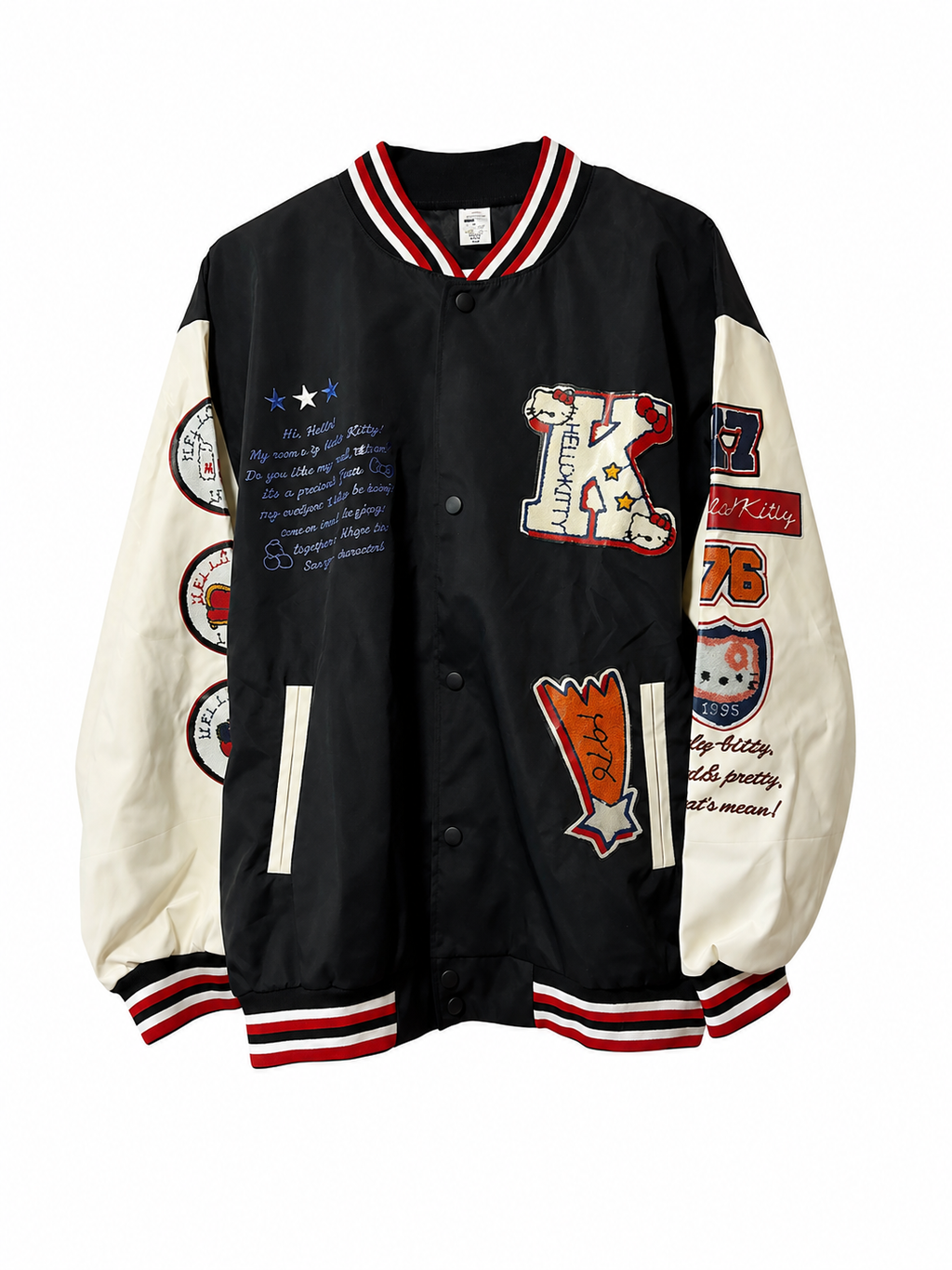 Mystery Box Varsity-Style Jacket – Unbranded- MAYBE size large