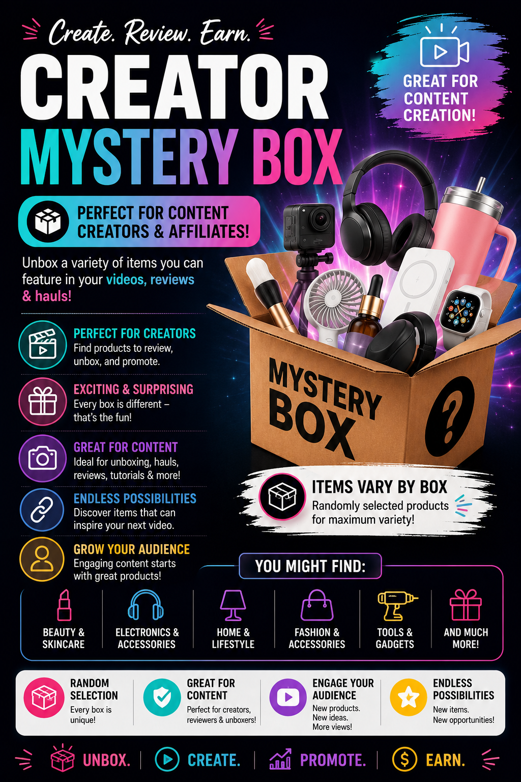 Content Creator Mystery Box